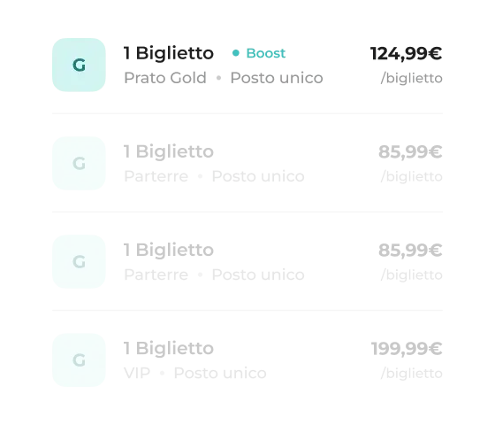 Elige una de las entradas disponibles