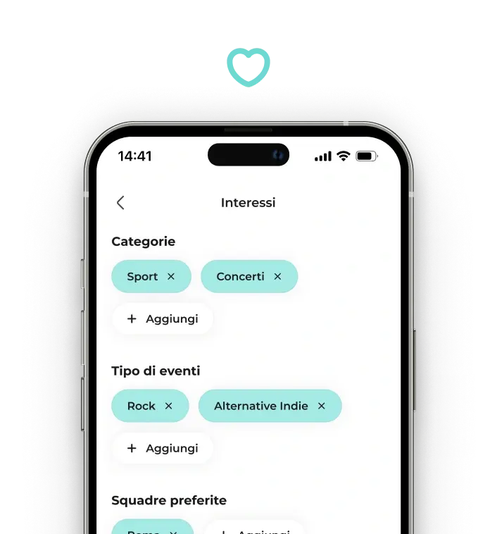 Intereses personalizados
